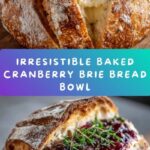 Baked Cranberry Brie Bread Bowl Recipe
