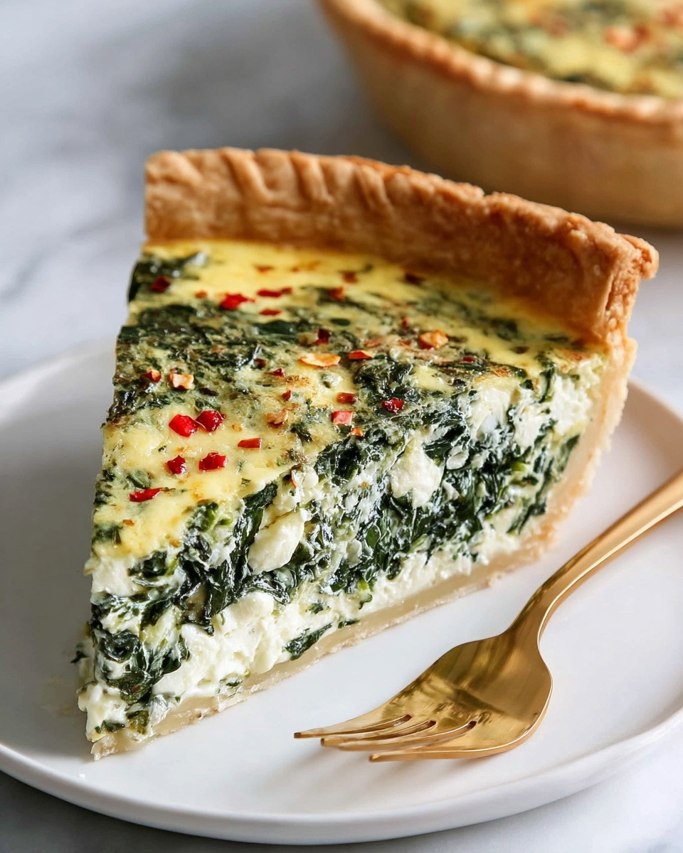 Spinach Artichoke Quiche Recipe - Recipe Image