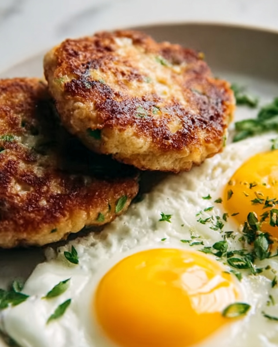 Turkey Breakfast Patties with Avocado and Egg Recipe - Recipe Image