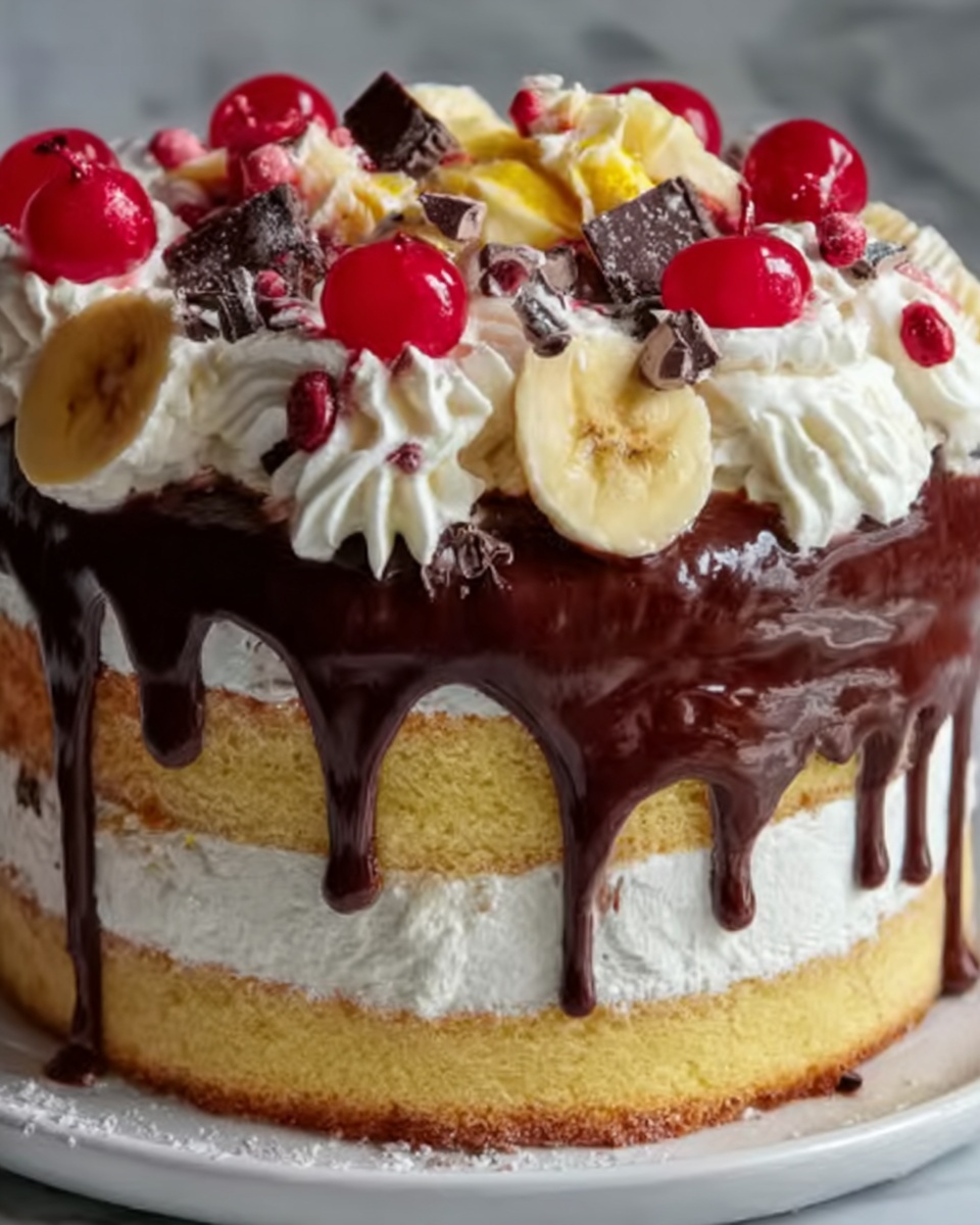 Banana Split Cake Recipe - Recipe Image