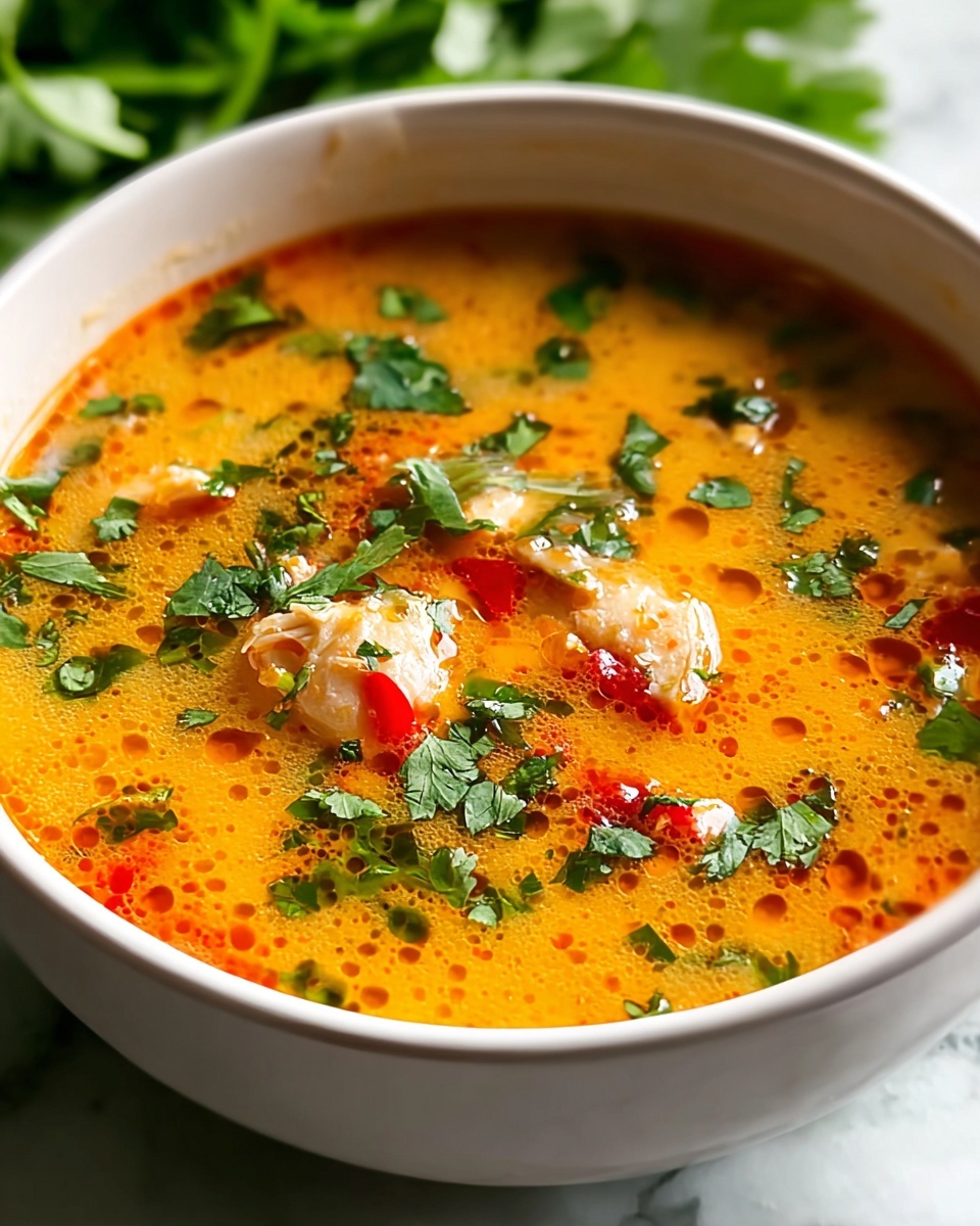 Crockpot Thai Coconut Chicken Soup Recipe - Recipe Image