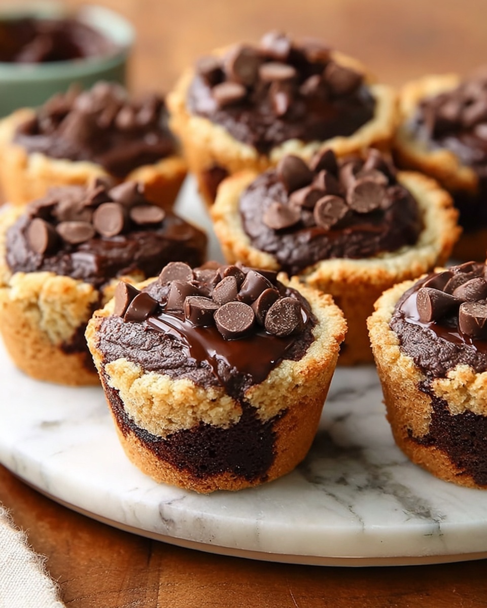 Fudge Filled Chocolate Chip Cookie Cups Recipe - Recipe Image
