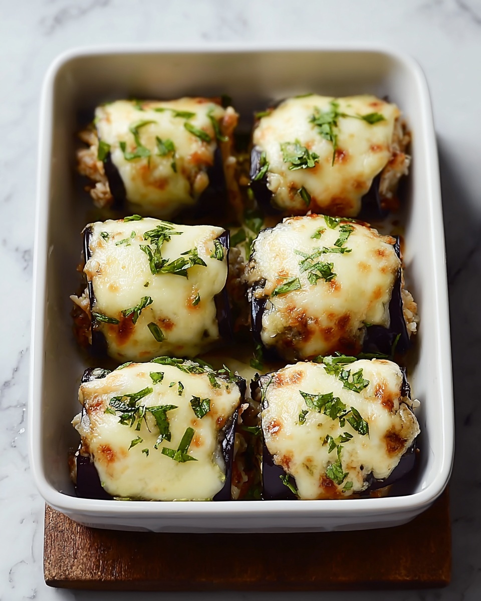 Cheesy Eggplant Rolls: Your New Favorite Comfort Food Delight Recipe - Recipe Image