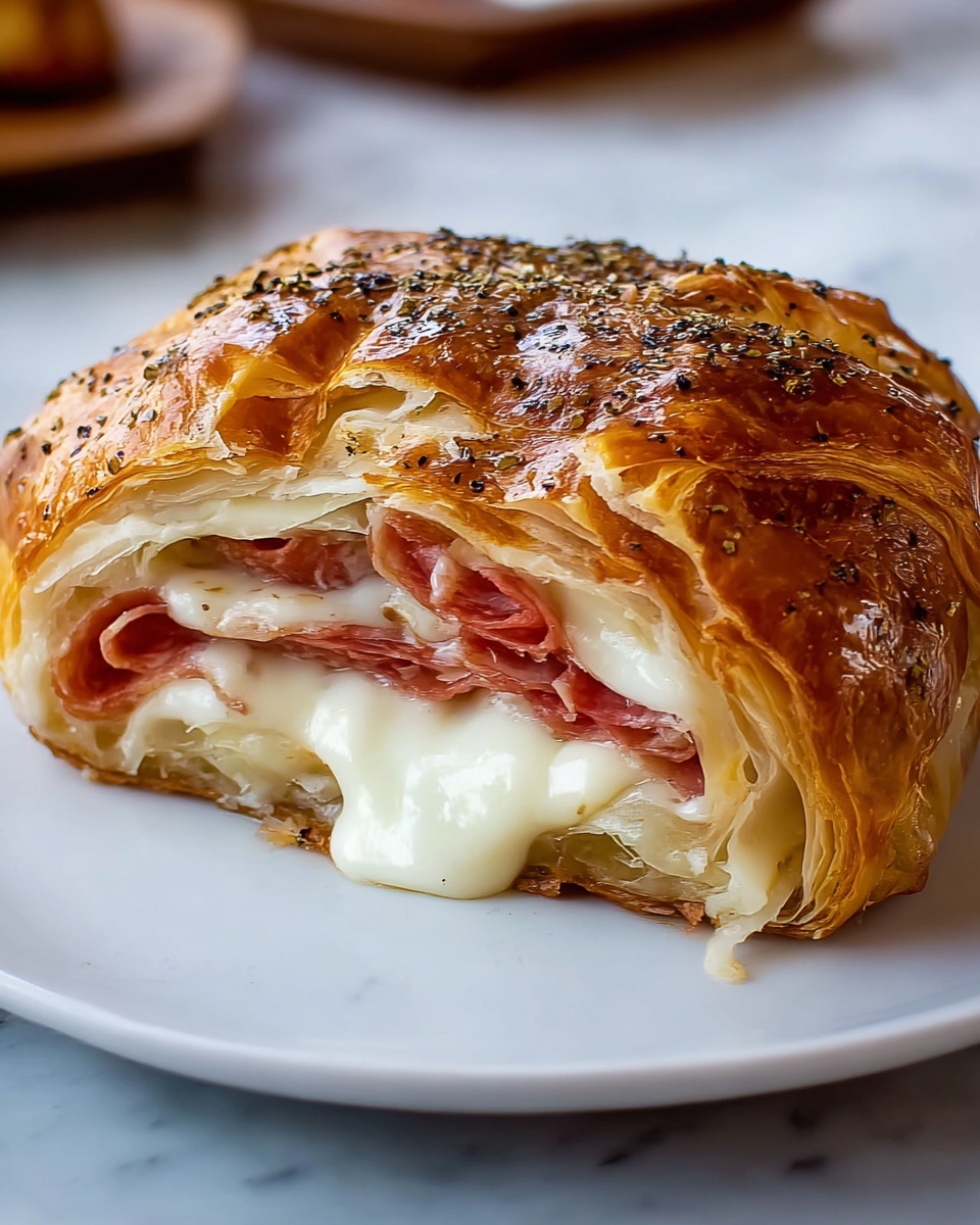 Italian Crescent Roll Sandwich Bake: The Ultimate Cheesy Meal Recipe - Recipe Image