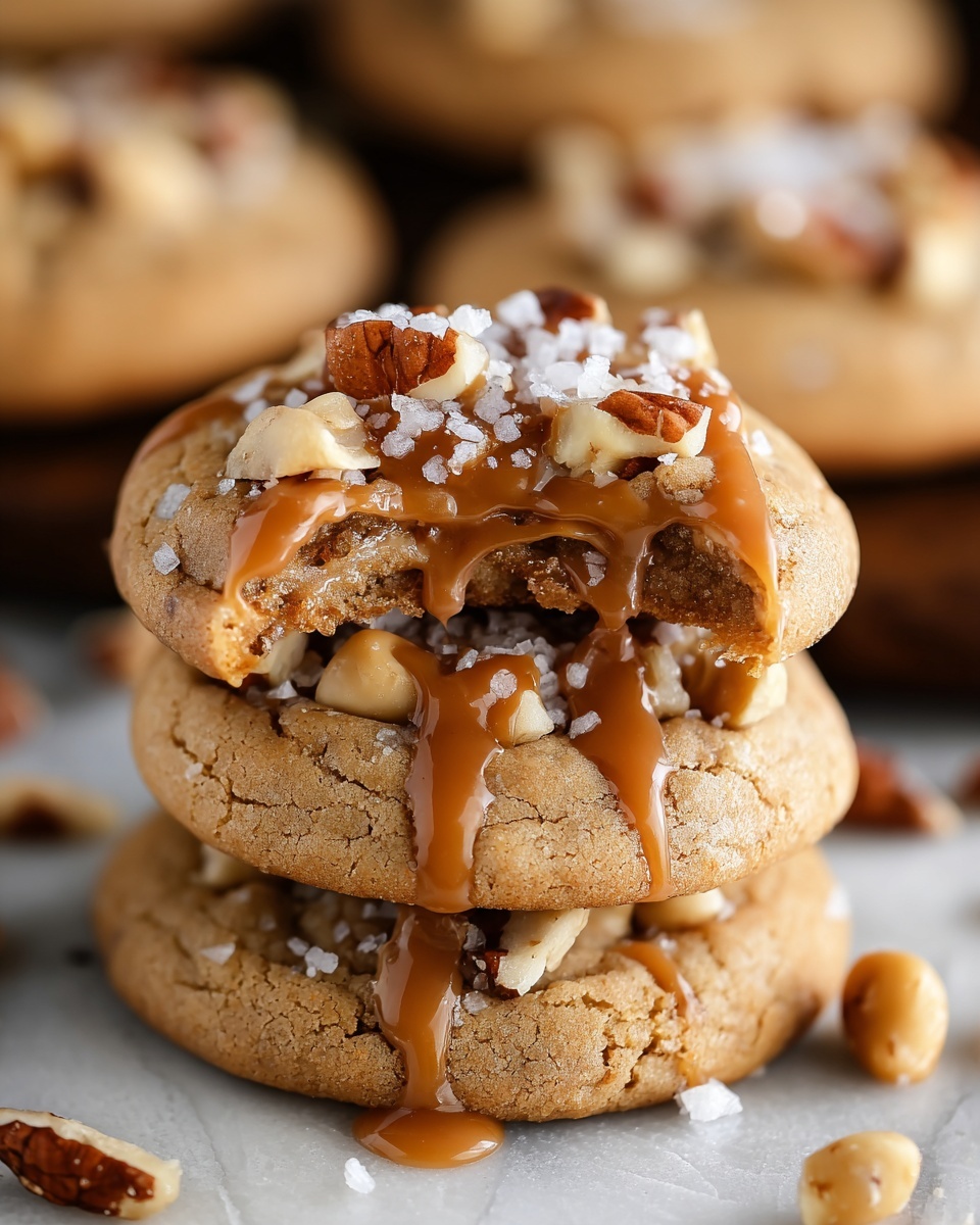 Salted Caramel Crunch Cookies Recipe - Recipe Image