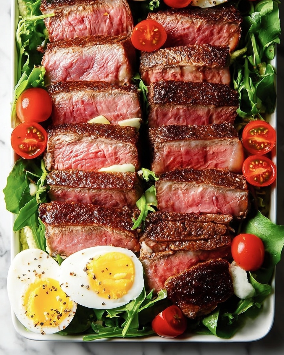 Steak Cobb Salad: An Incredible Ultimate Lunch Option Recipe - Recipe Image