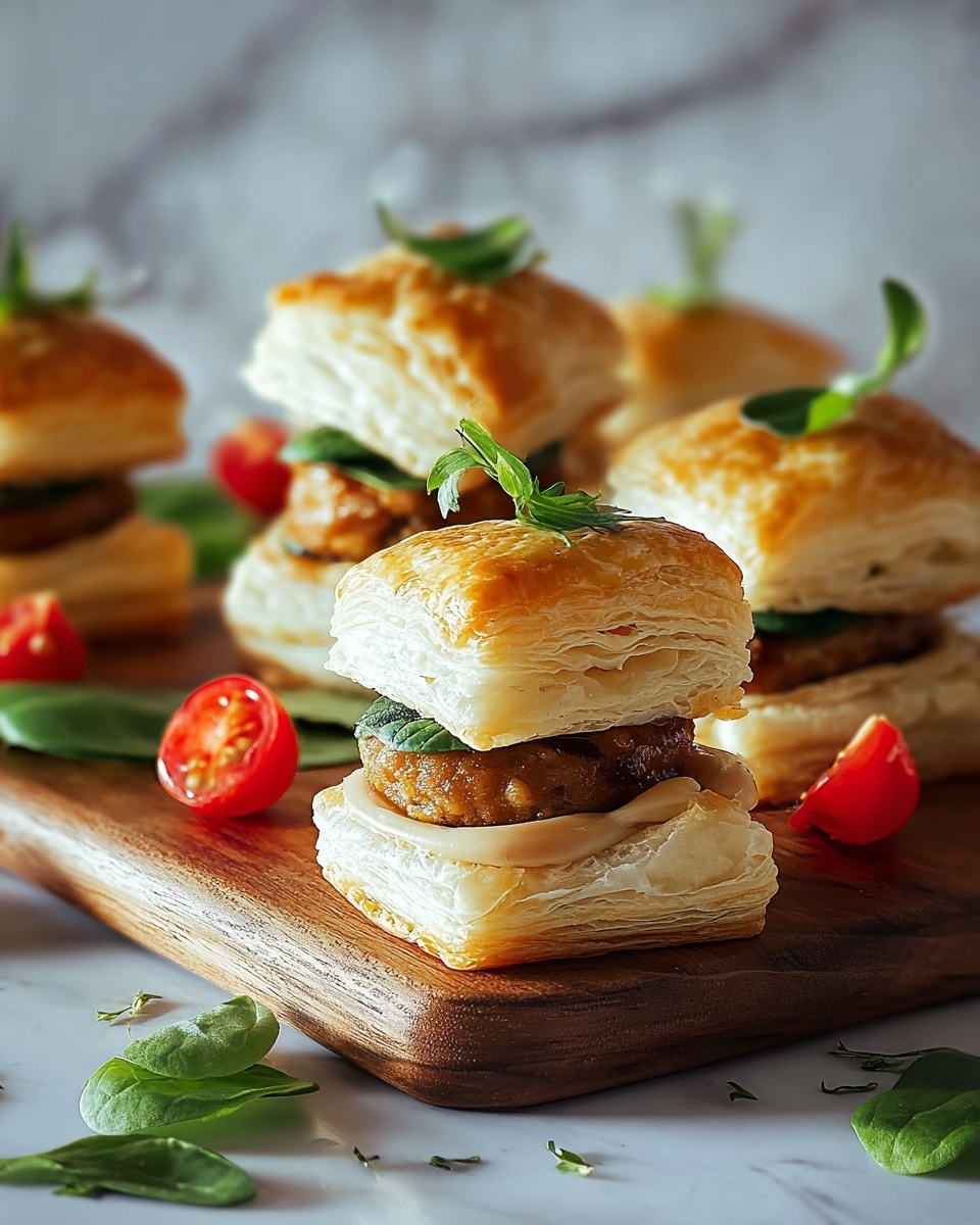 Cheese Puff Sliders with Secret Sauce and Juicy Beef Patties Recipe - Recipe Image
