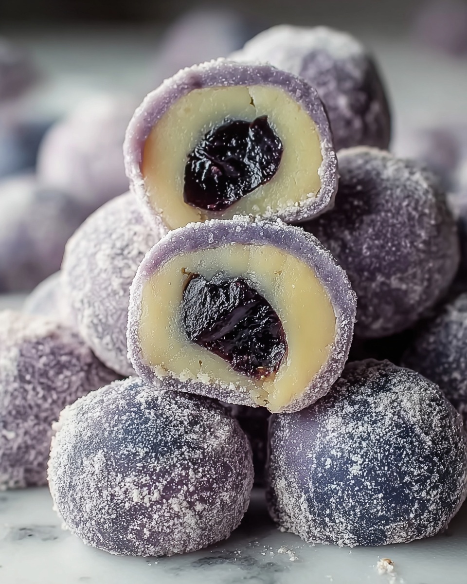 White Chocolate Blueberry Truffles Recipe - Recipe Image