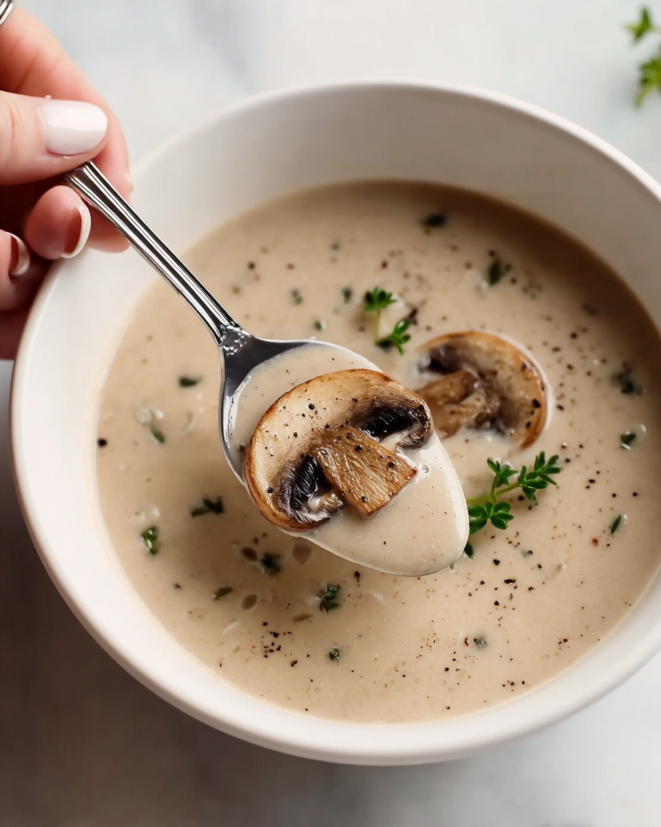 Creamy Mushroom Soup Recipe - Recipe Image