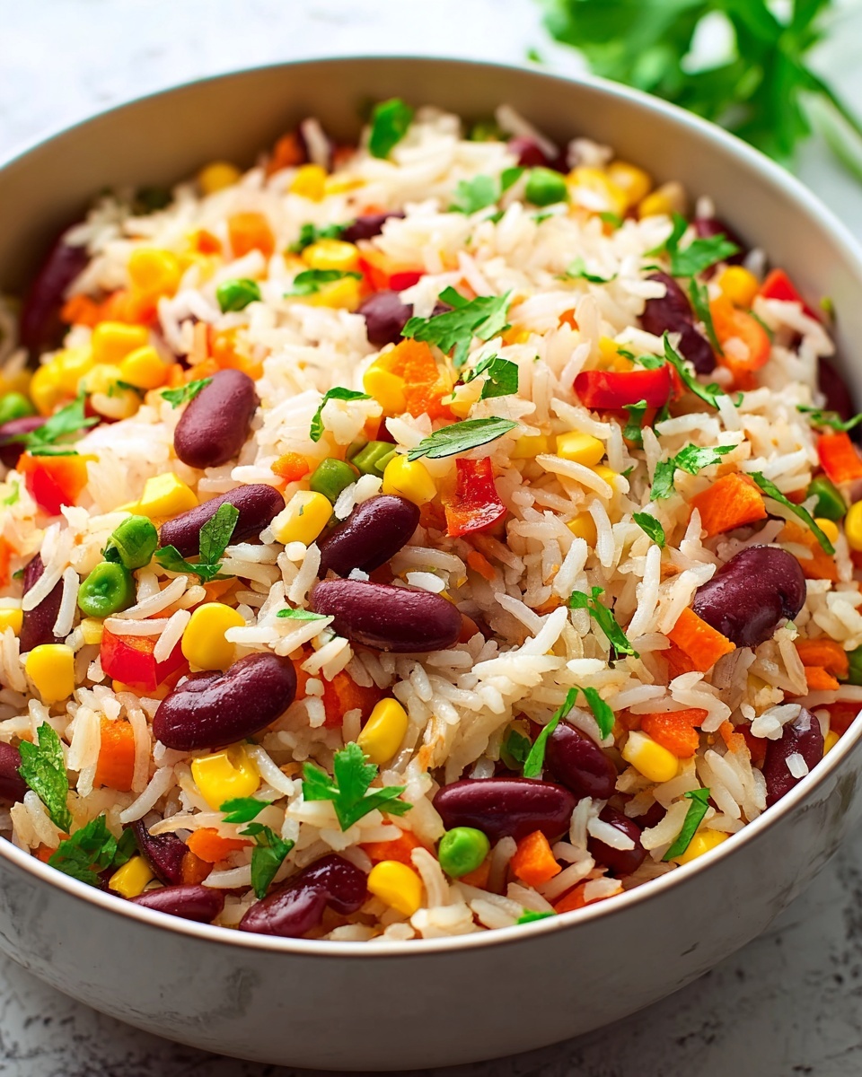 Very Veggie Rice and Beans Recipe - Recipe Image