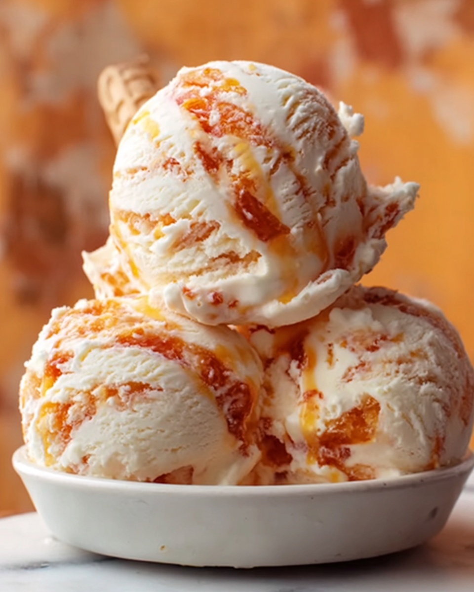 Creamy Orange Ice Cream Recipe - Recipe Image