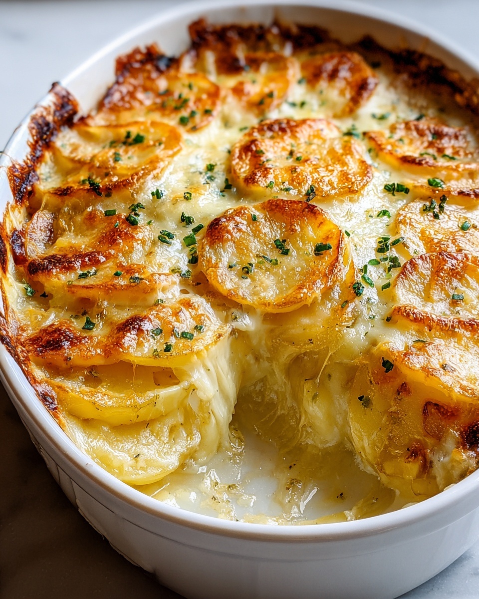 Cheesy Scalloped Potatoes Recipe - Recipe Image