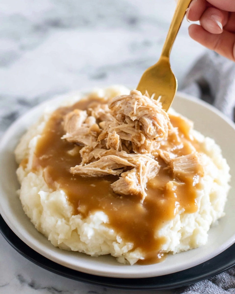 Crock Pot Chicken and Gravy Recipe - Recipe Image