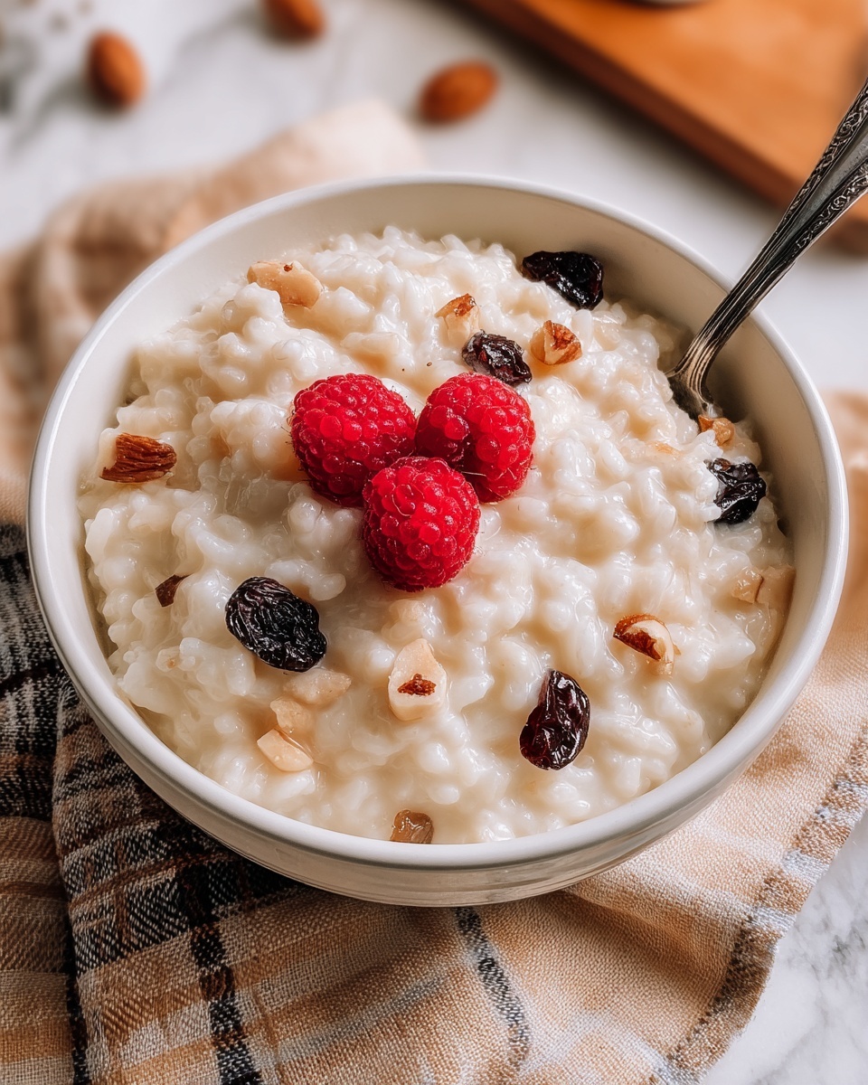 Vegan Rice Pudding with Cinnamon and Nutmeg Recipe - Recipe Image