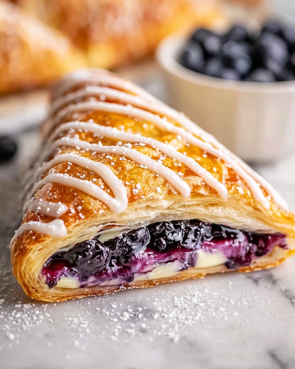 Lemon Blueberry Cheese Danish Recipe - Recipe Image