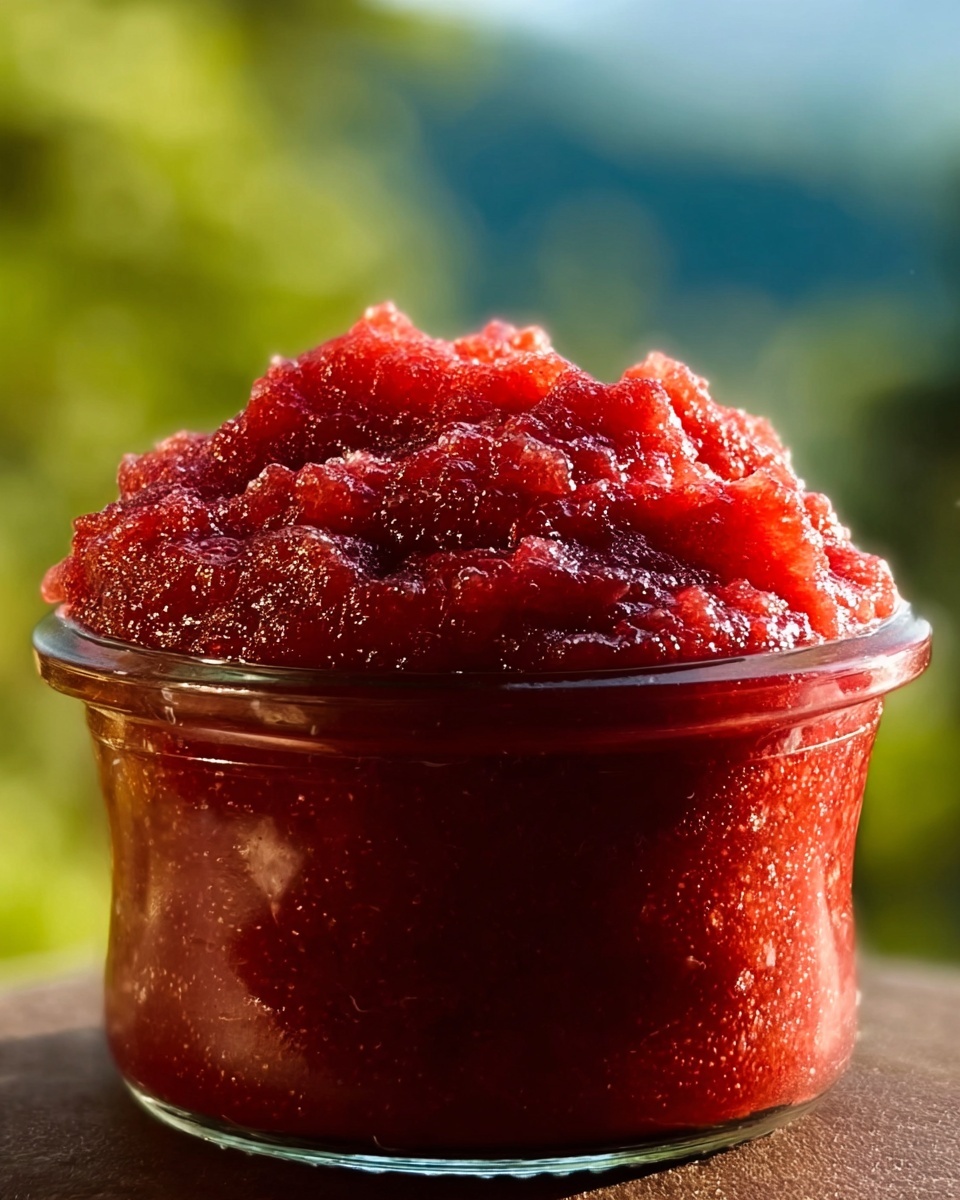 Rhubarb Butter with Sweet Apple and Vanilla Recipe - Recipe Image