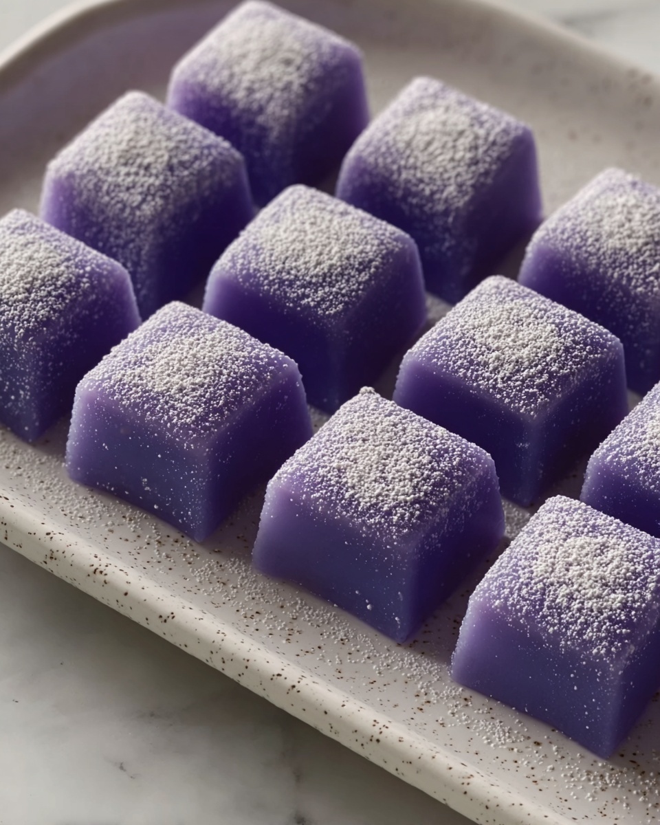 Velvety Ube Mochi: Your New Favorite Gluten-Free Treat Recipe - Recipe Image