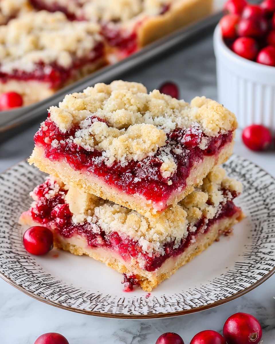 Cranberry Bars Recipe - Recipe Image