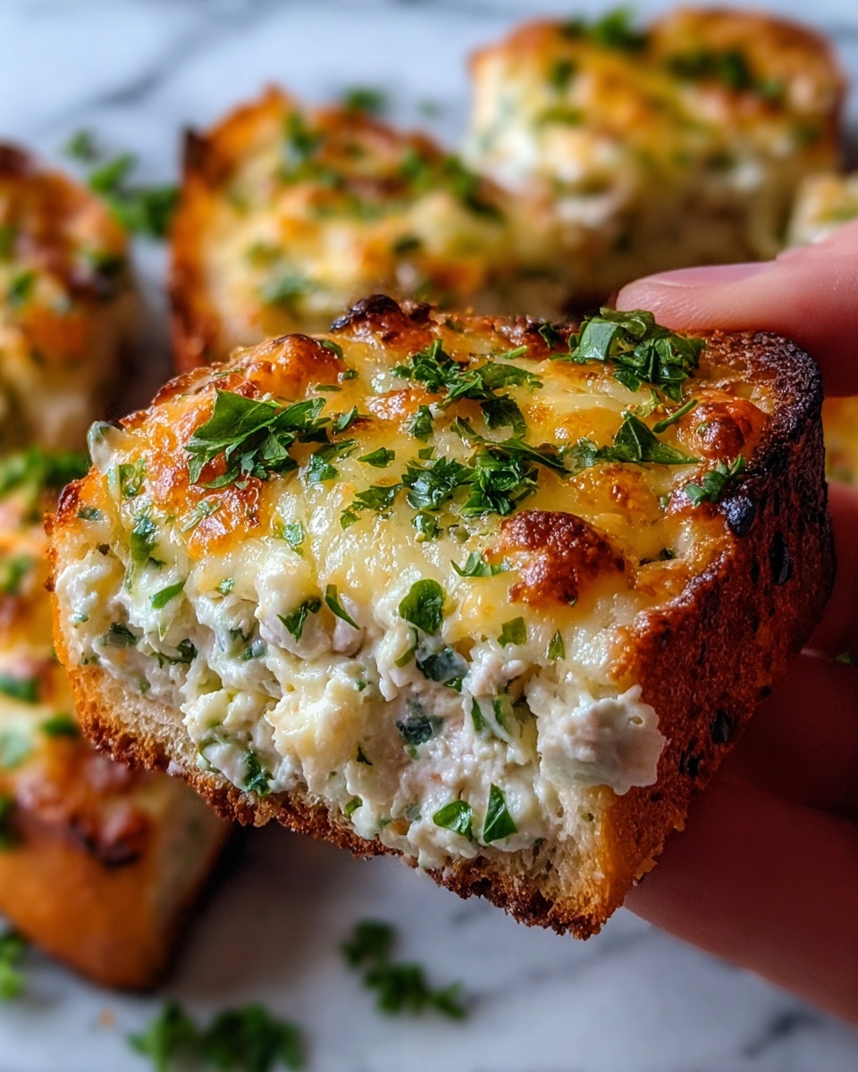 Crispy Cheesy Creamy Tuna Melt Recipe - Recipe Image