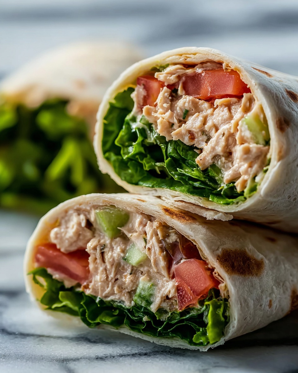 Tuna Salad Wraps Recipe - Recipe Image