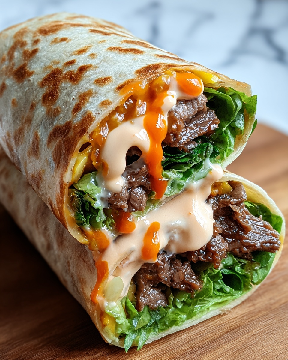 Big Mac Wraps Recipe - Recipe Image