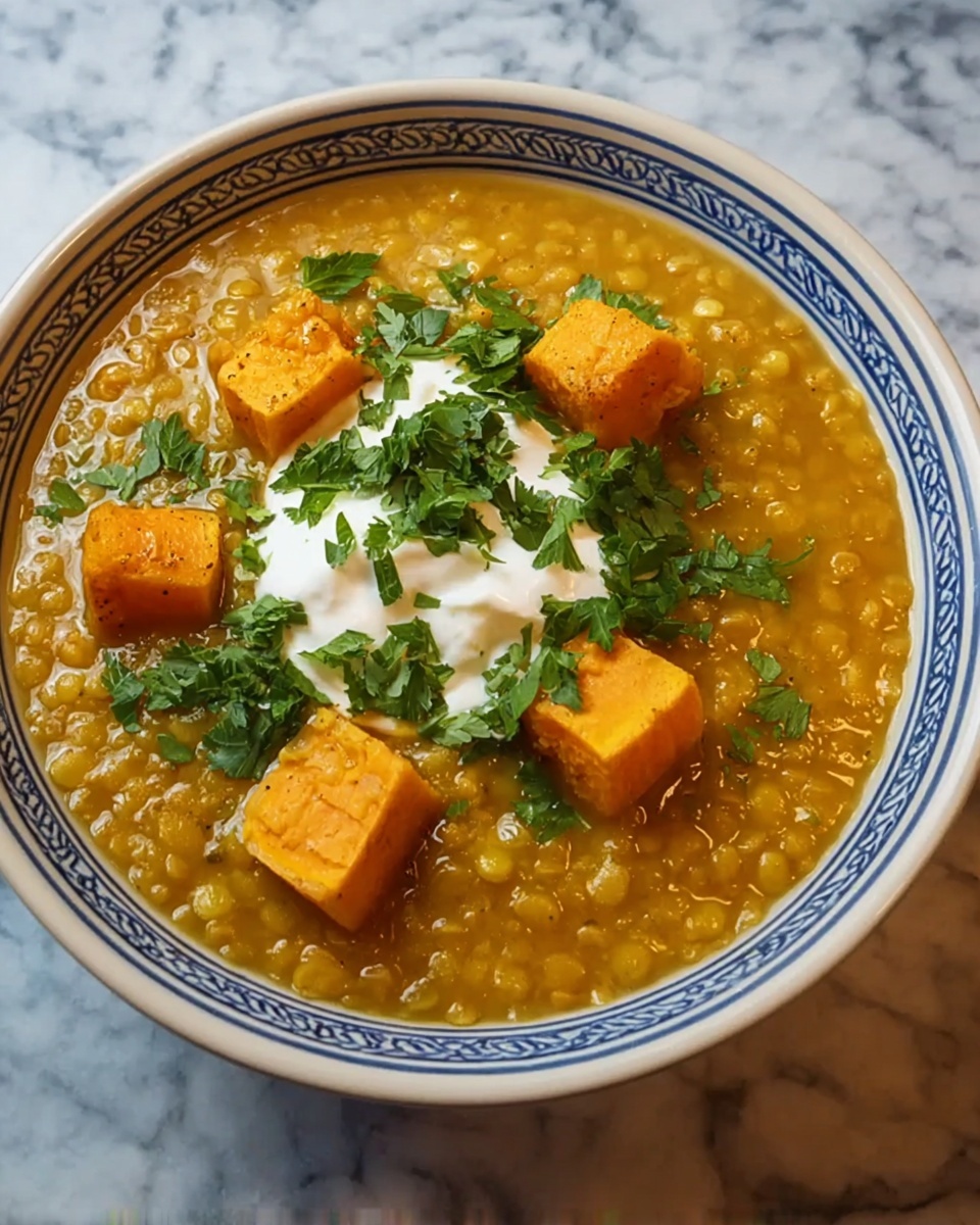 Spiced Pumpkin Lentil Soup Recipe - Recipe Image