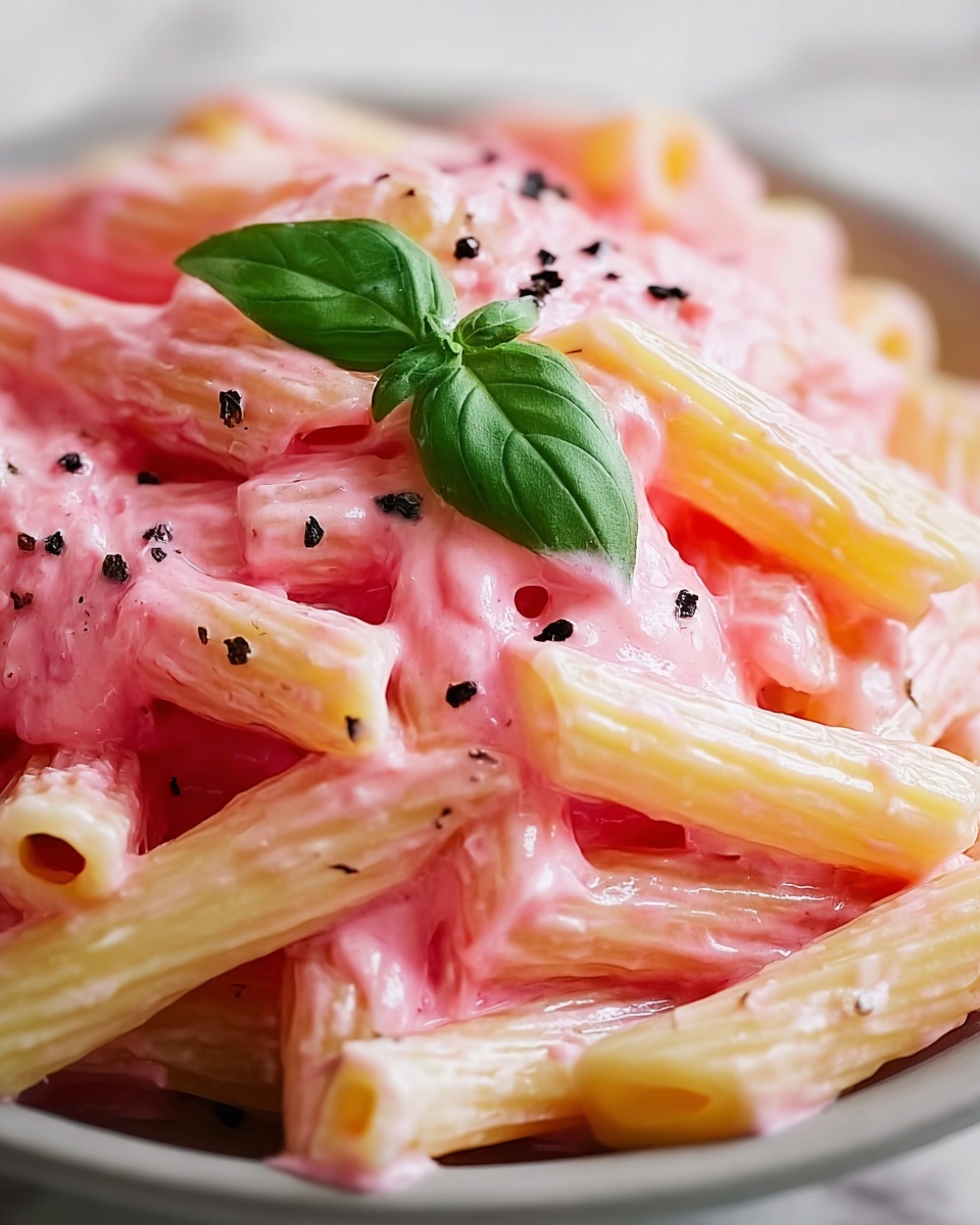 Pink Sauce Pasta Recipe - Recipe Image