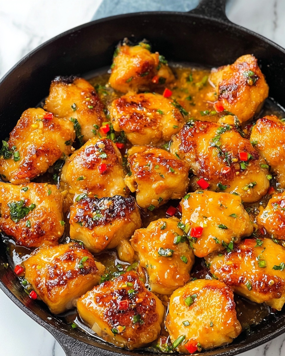Honey Garlic Chicken Bites Recipe - Recipe Image