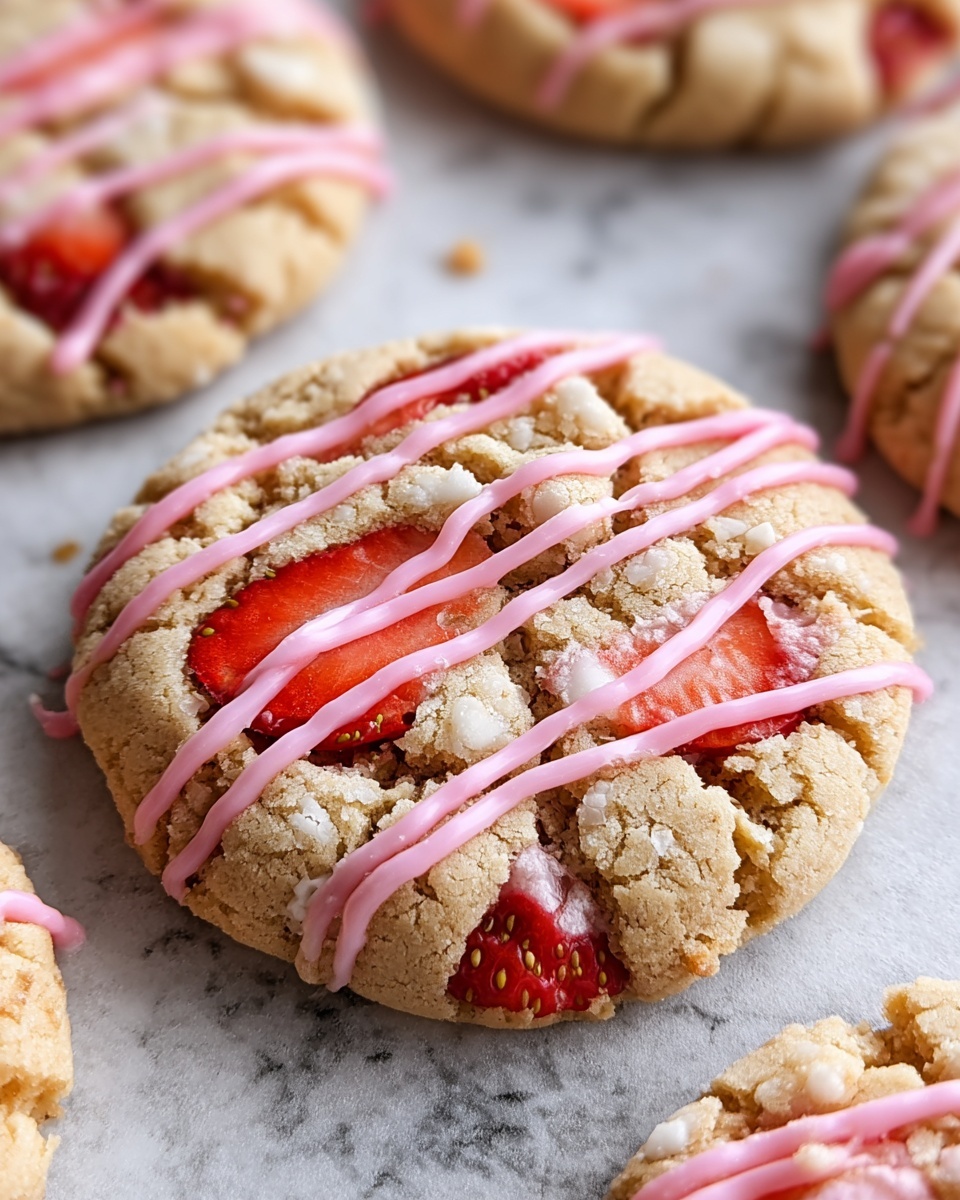 Strawberry Crunch Cookies Recipe - Recipe Image