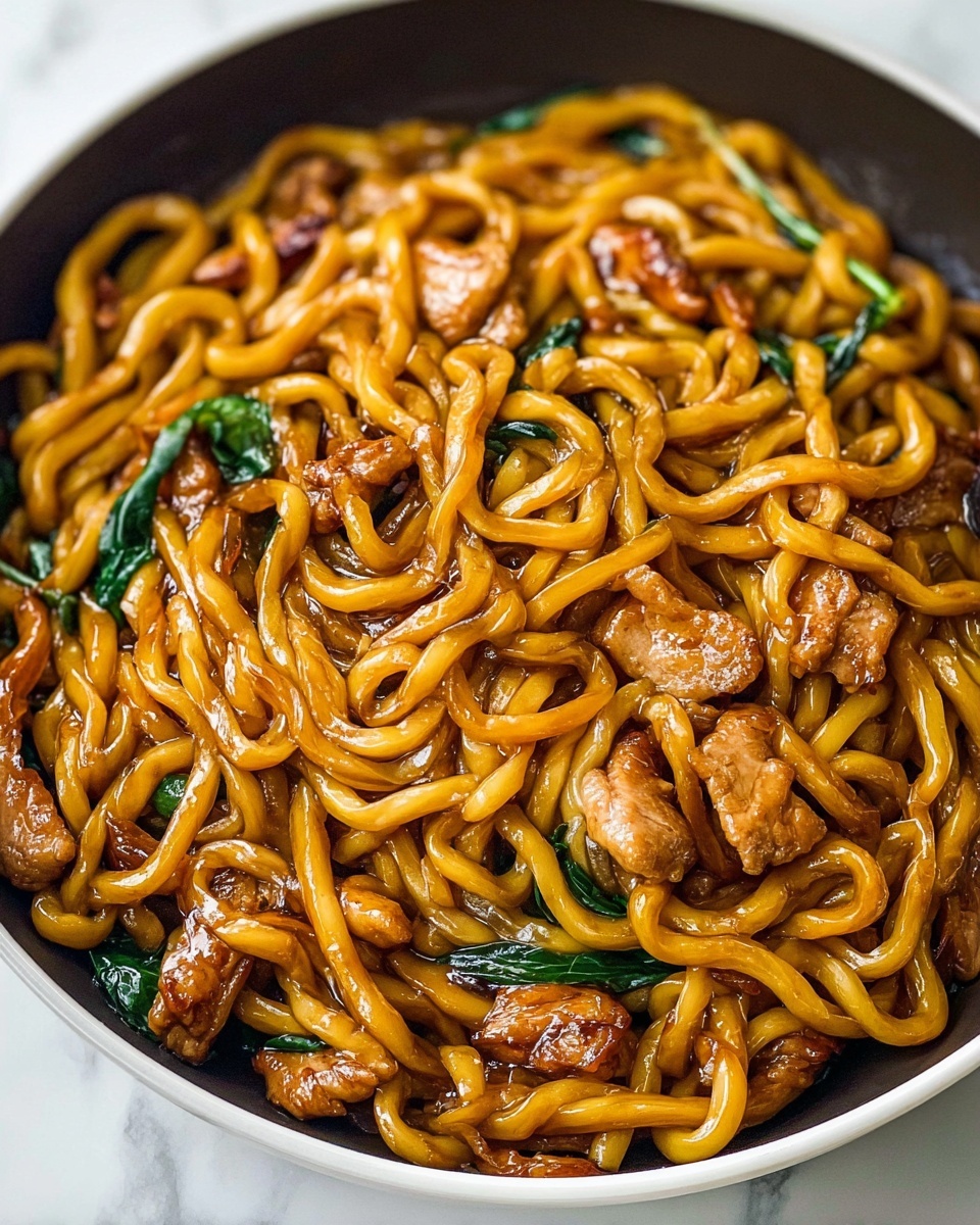 Three Cup Chicken Noodles Recipe - Recipe Image