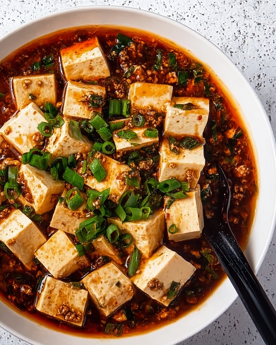 Spicy Mapo Tofu with Pork Recipe - Recipe Image