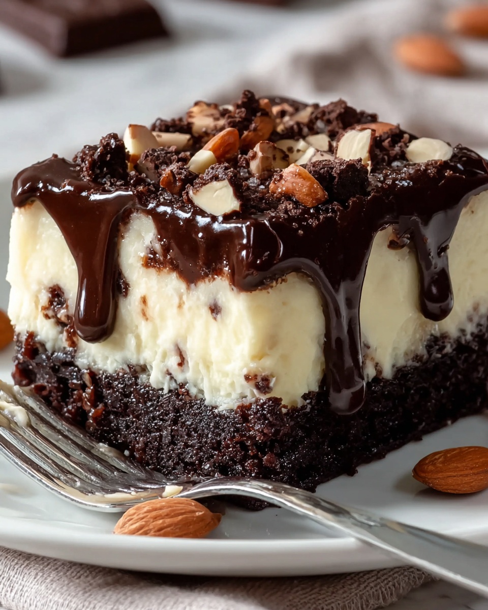 Almond Joy Poke Cake Recipe - Recipe Image