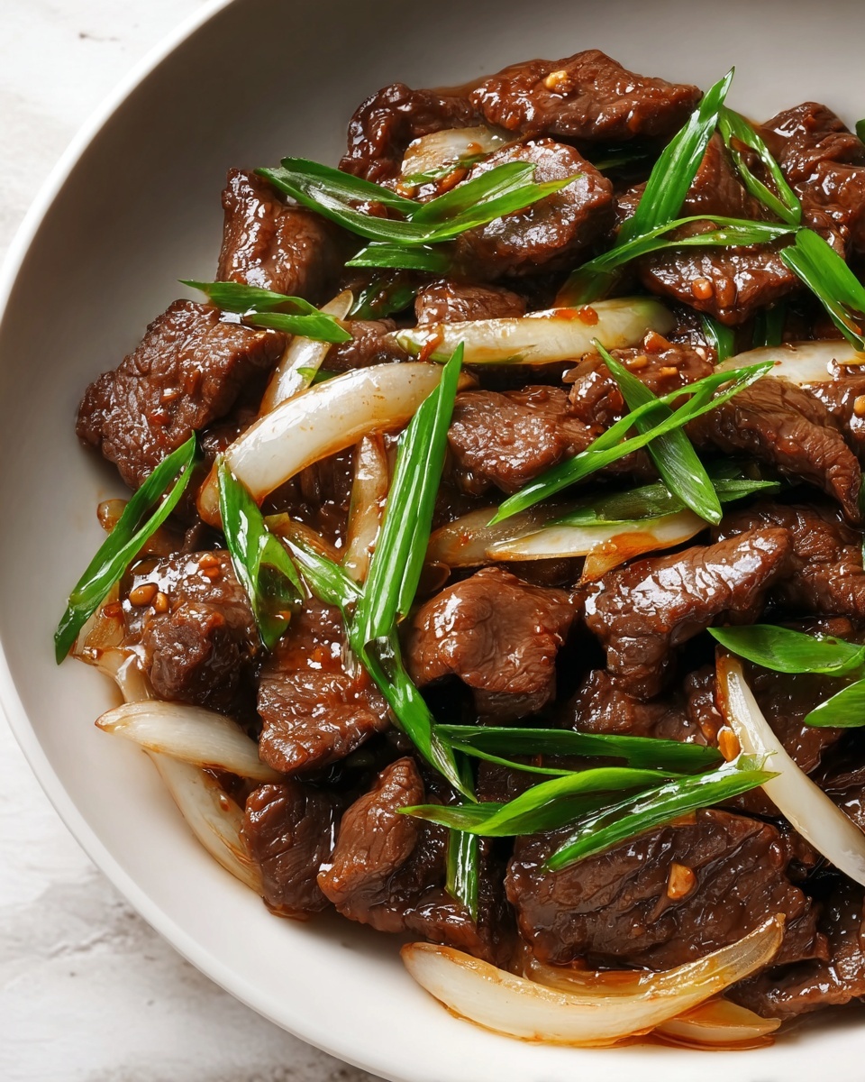 Chinese Beef and Onion Stir Fry Recipe - Recipe Image