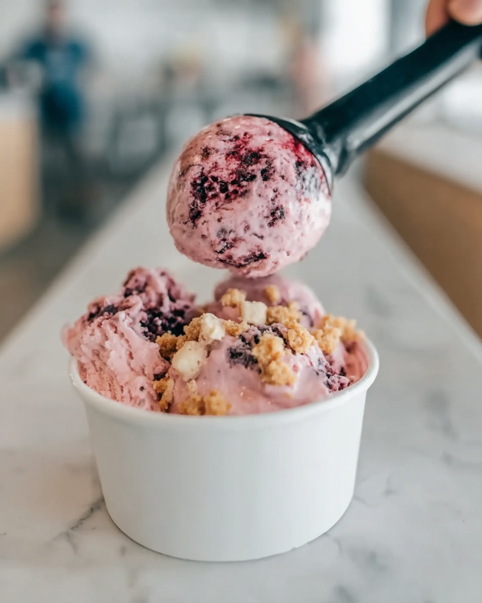 Creamy Blackberry Cobbler Ice Cream You Can’t Resist Recipe - Recipe Image