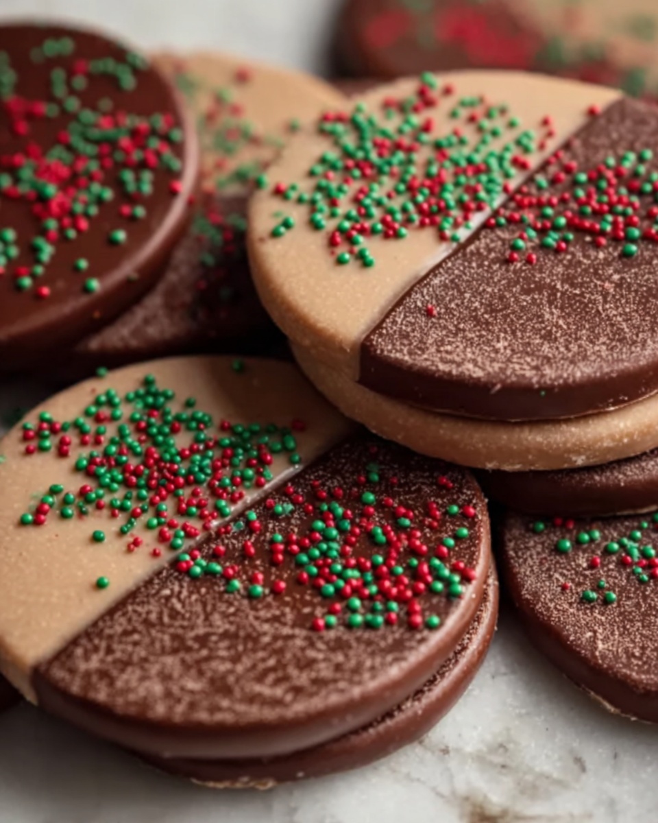 Chocolate Shortbread Cookies Recipe - Recipe Image