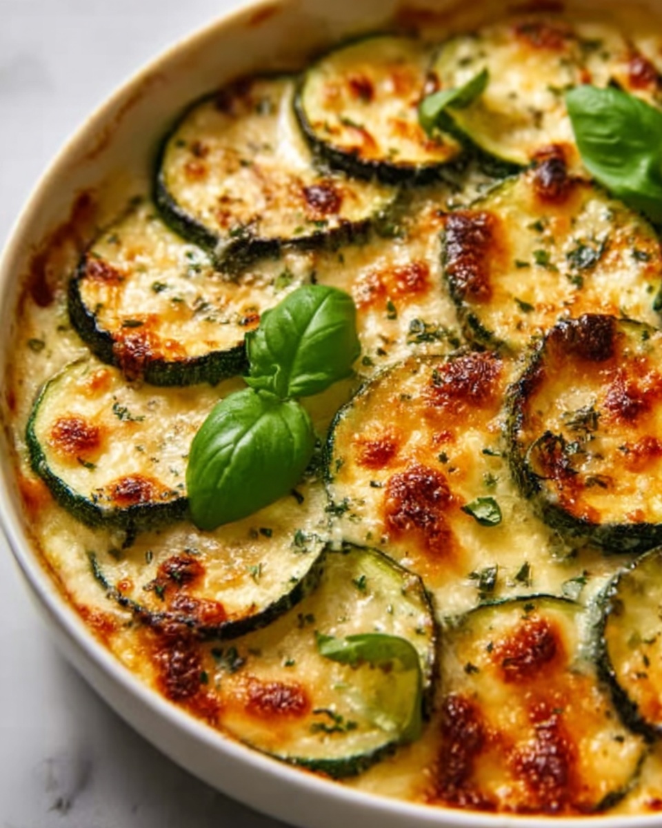Baked Zucchini Cheese Recipe - Recipe Image