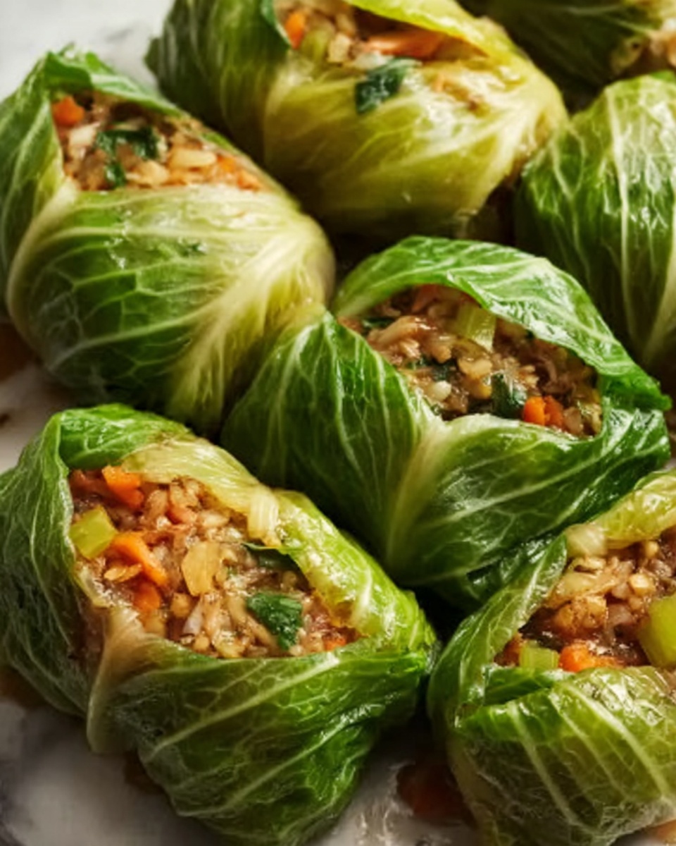 Italian Stuffed Cabbage Rolls Recipe - Recipe Image