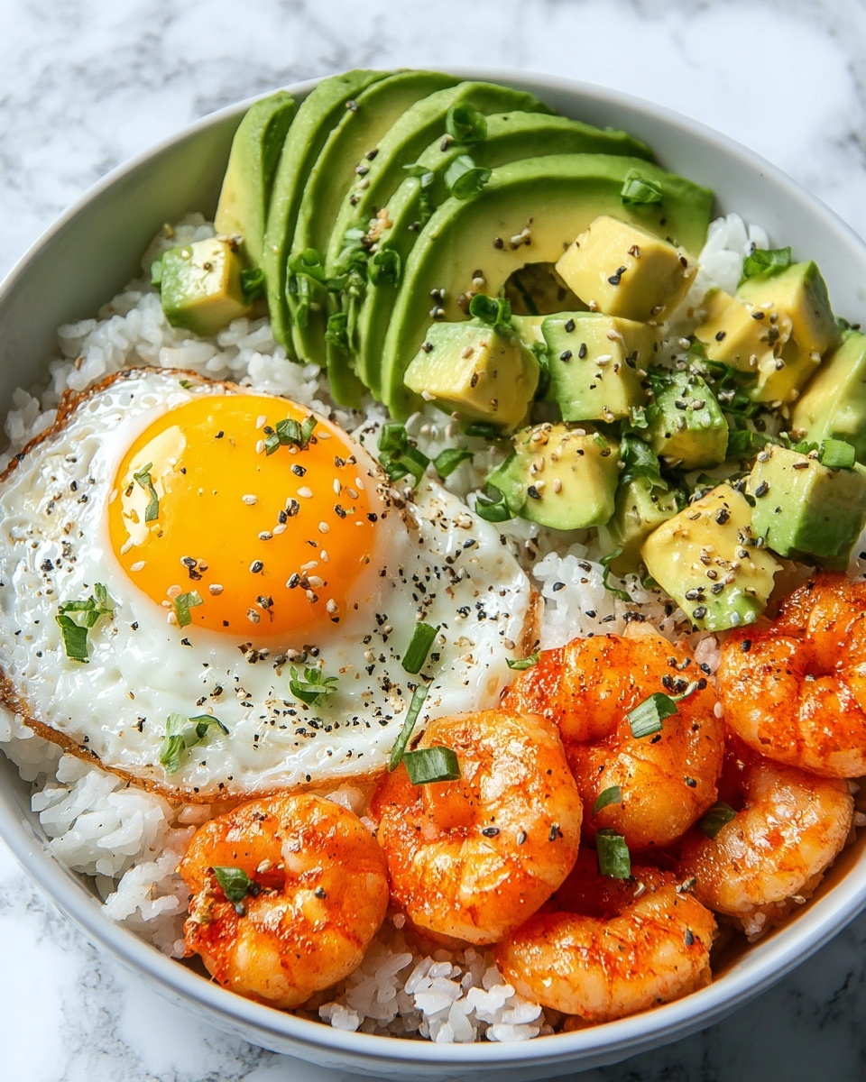 Spicy Shrimp and Cauliflower Rice Bowl Recipe - Recipe Image