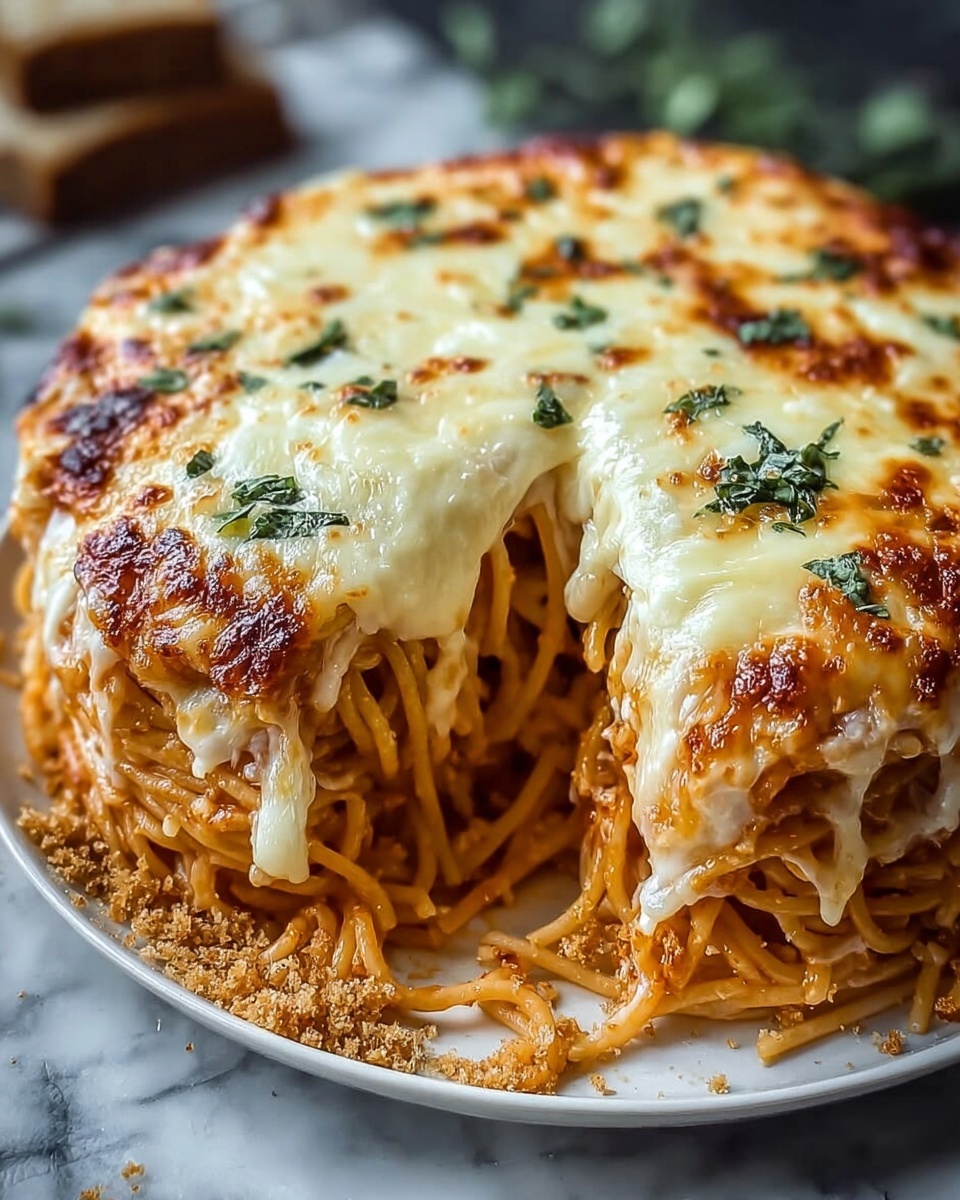 Cream Cheese Spaghetti Casserole Recipe - Recipe Image