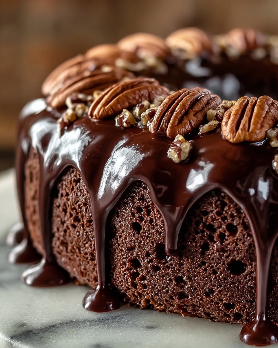 Chocolate Pecan Dream Cake Recipe - Recipe Image