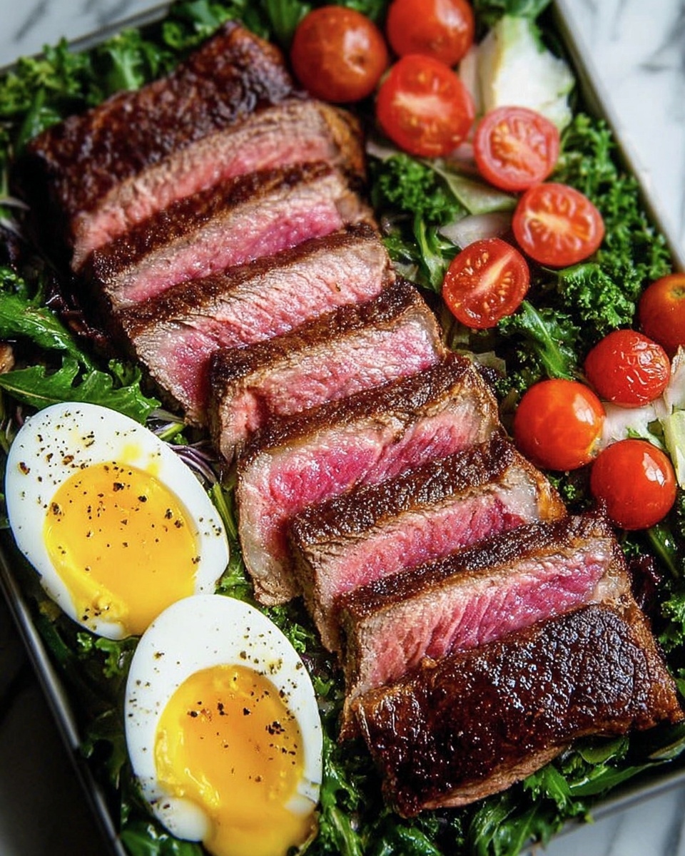 Steak Cobb Salad: An Incredible Ultimate Lunch Option Recipe - Recipe Image