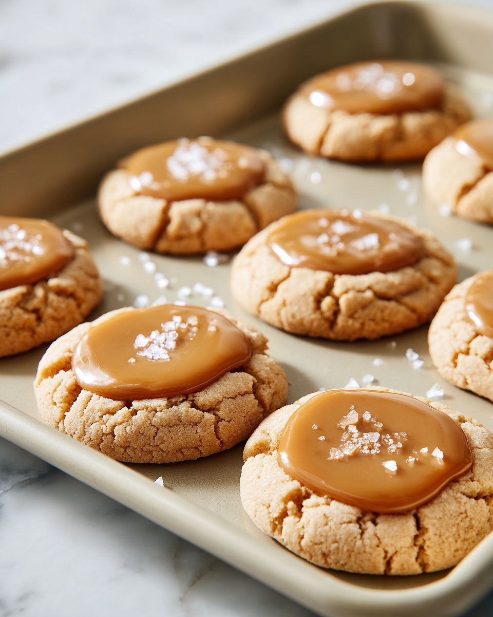 Salted Caramel Sugar Cookies Recipe - Recipe Image