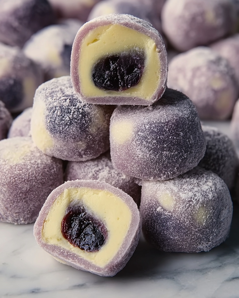 White Chocolate Blueberry Truffles Recipe - Recipe Image