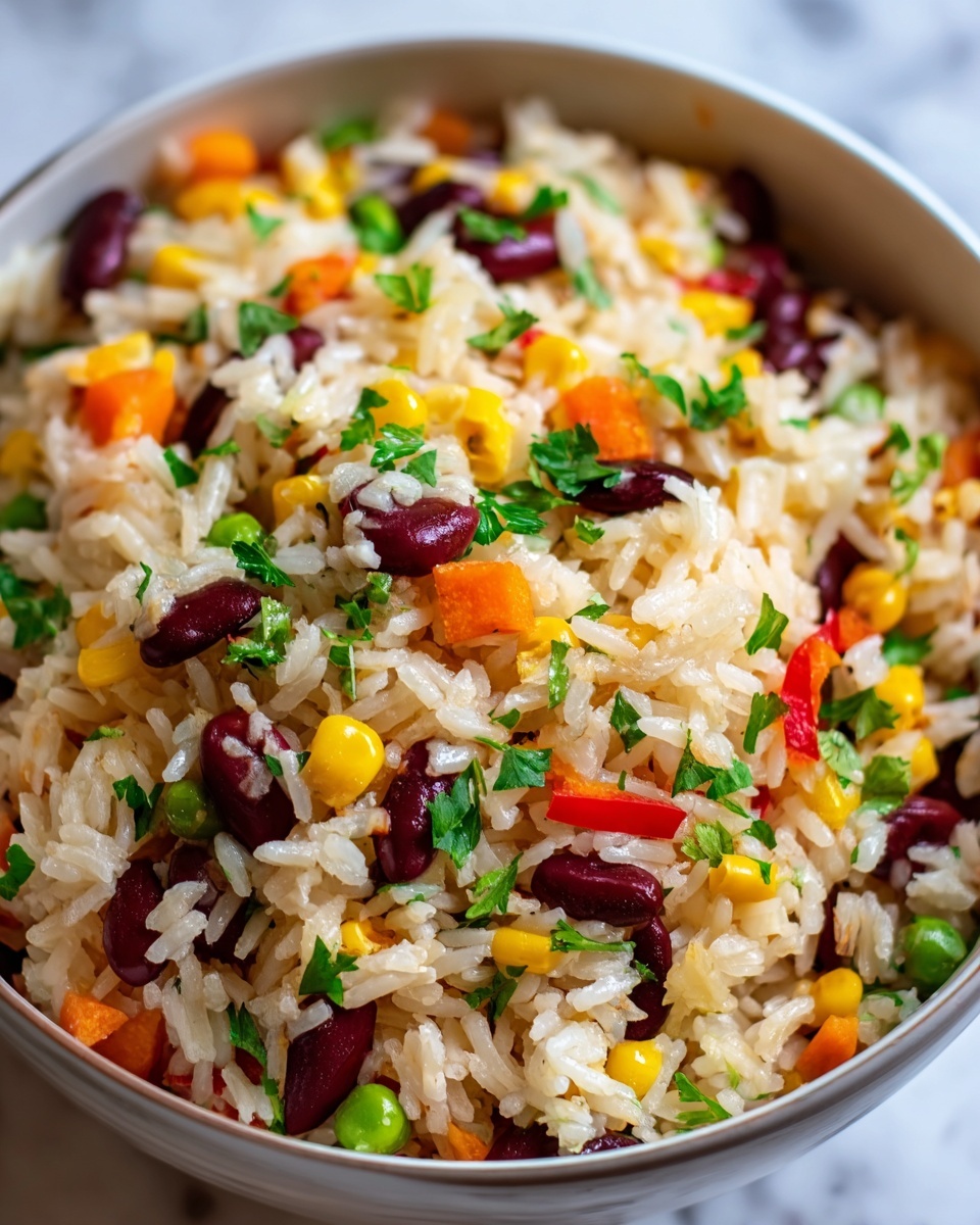 Very Veggie Rice and Beans Recipe - Recipe Image