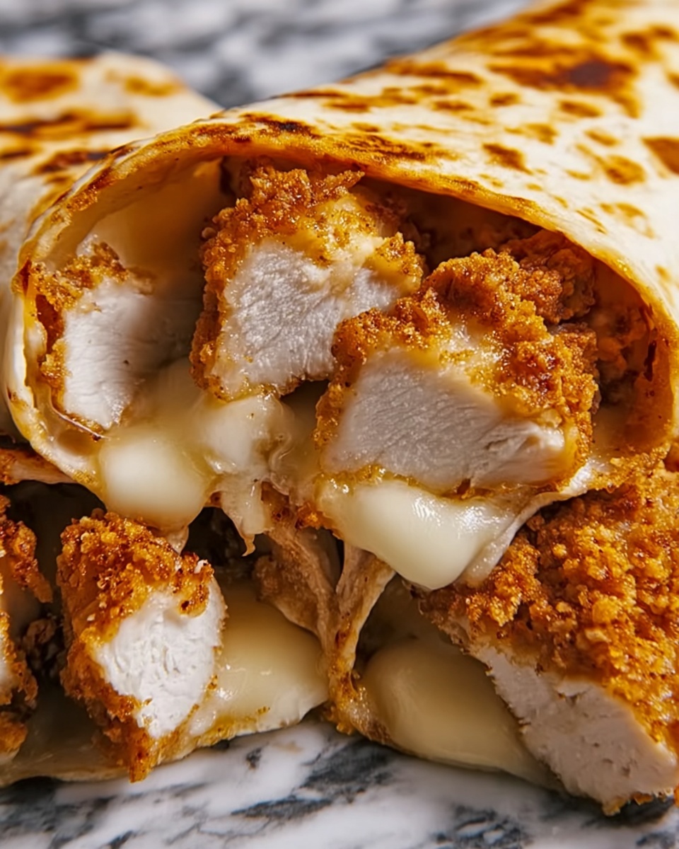Air Fryer Hot Chicken and Cheese Wraps Recipe - Recipe Image