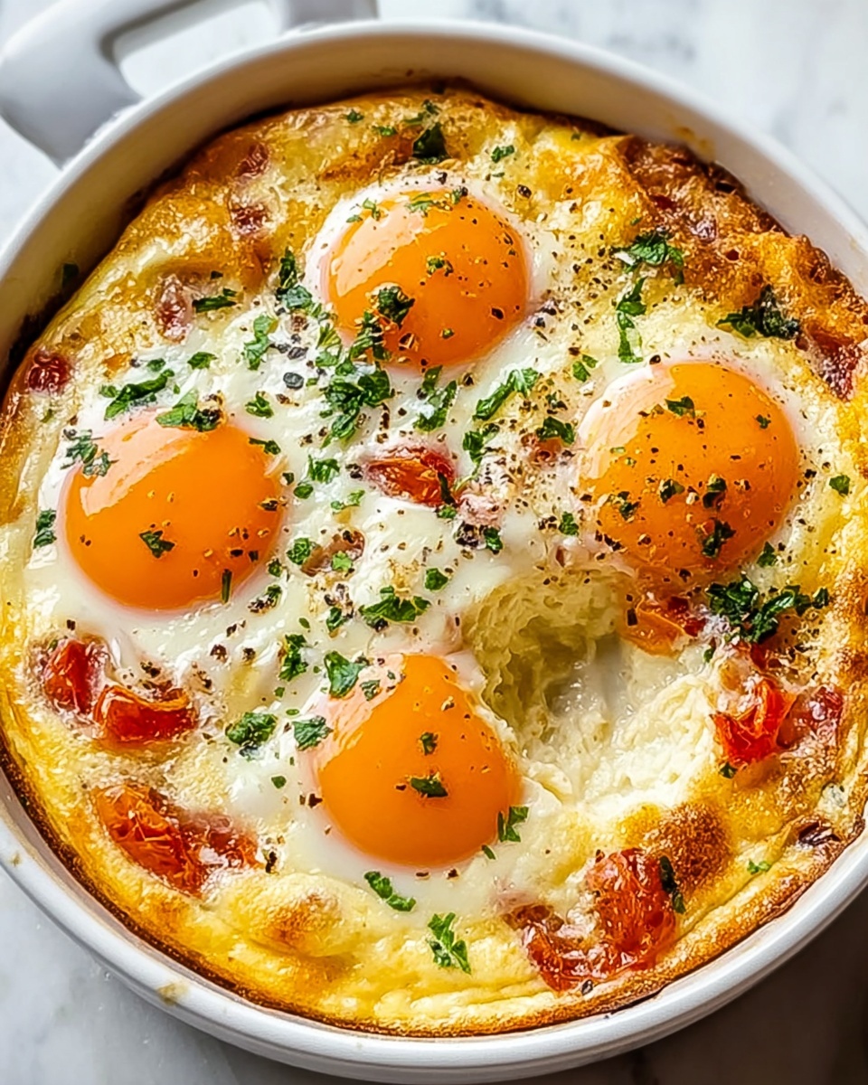 Baked Feta Eggs Recipe - Recipe Image