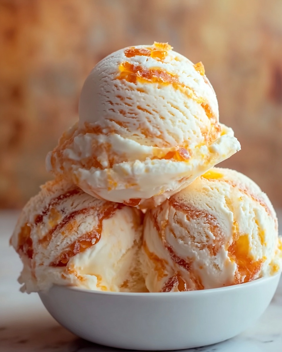 Creamy Orange Ice Cream Recipe - Recipe Image