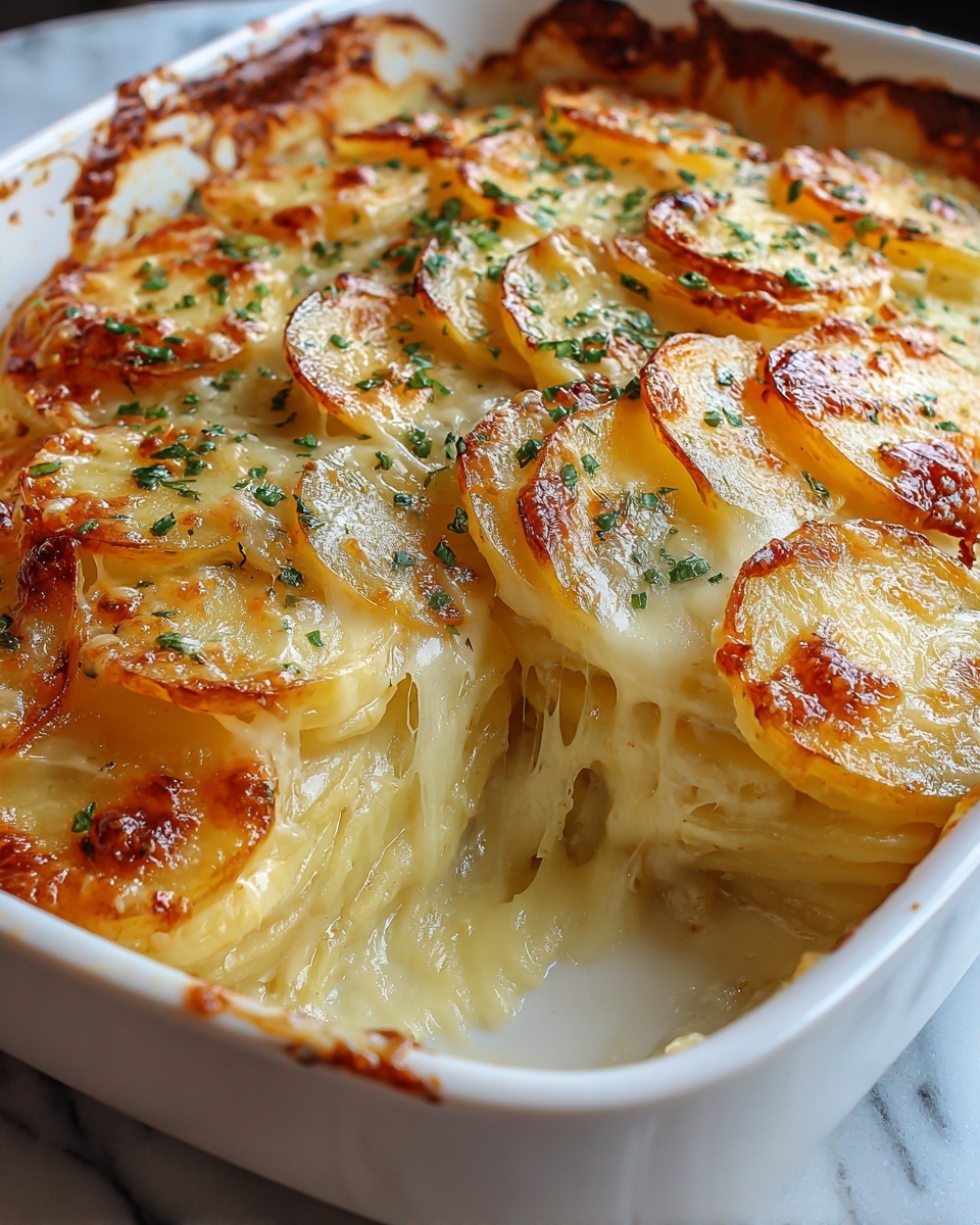 Cheesy Scalloped Potatoes Recipe - Recipe Image