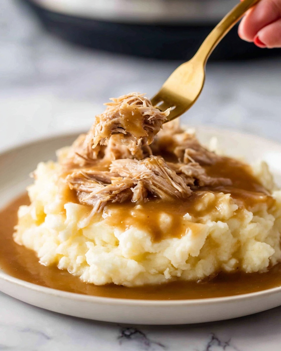 Crock Pot Chicken and Gravy Recipe - Recipe Image