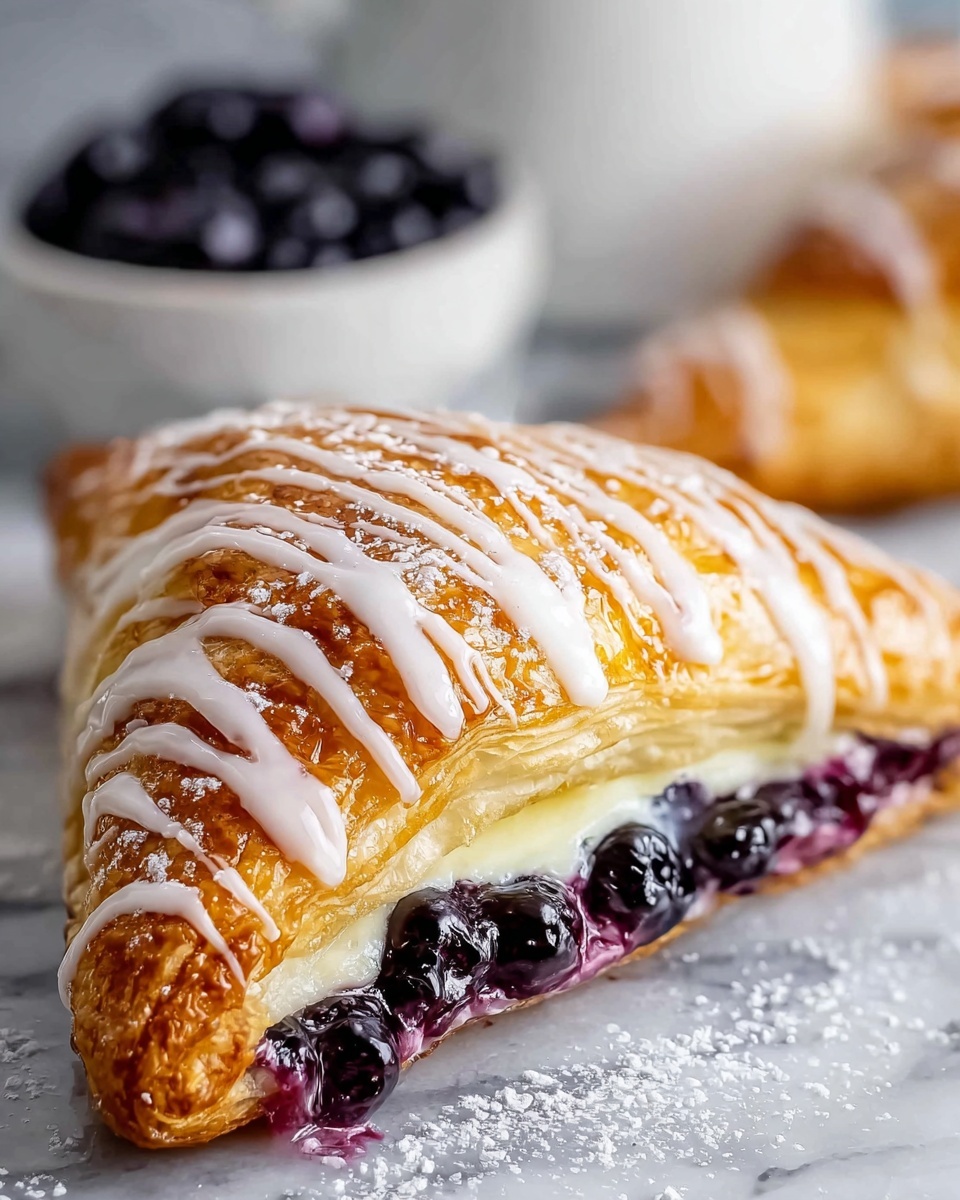 Lemon Blueberry Cheese Danish Recipe - Recipe Image